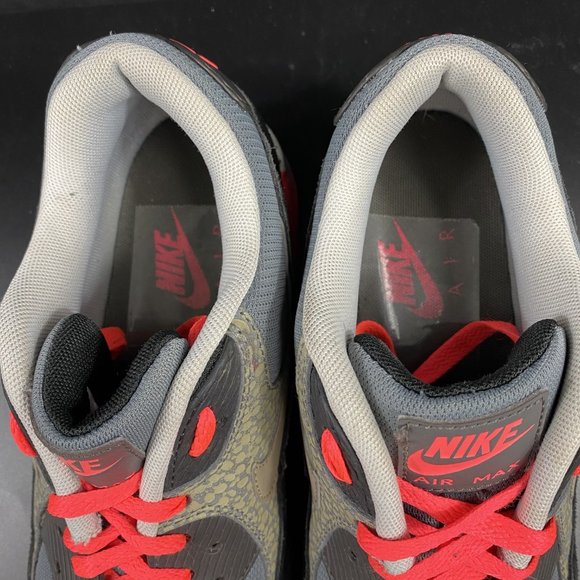 Nike Air Max 90 Premium Bamboo Safari Infrared Gray 700155-006 Men’s Size 8.5 - Picture 13 of 14